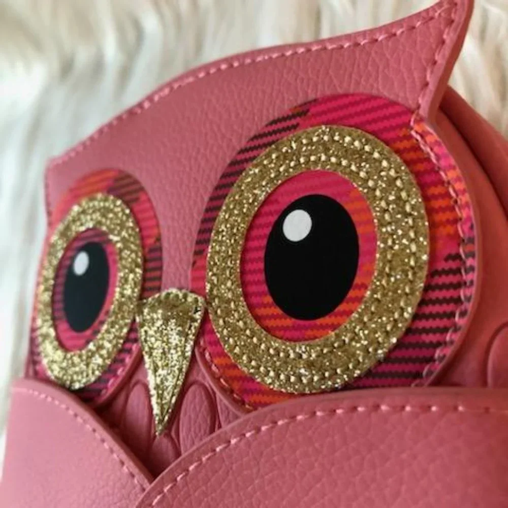 Bath & Body Works Pink Owl Cosmetic Bag